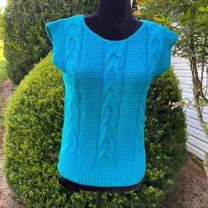 Vintage Knit Sleeveless Sweater S